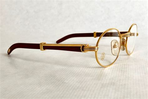 gold cartier glasses cheap|cartier glasses real gold.